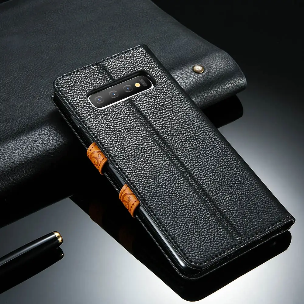 KISSCASE Leather Flip Case For Samsung A5 2017 Leather A7 2018 A8 2018 A9 2018 Cover 4