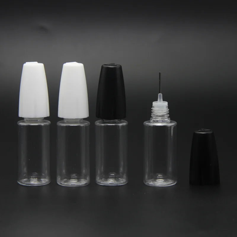 10 мл прозрачная бутылка из ПЭТ Пустой Vape курительное масло аксессуары иглы масла