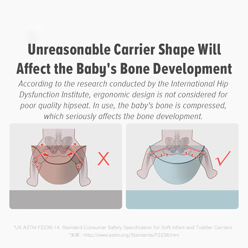 BC Babycare Baby Carrier Waist Stool Kids Adjustable Pocket Infant Front Hip Seat Kids Ergonomic Walkers Hipseat Belt 3-36M