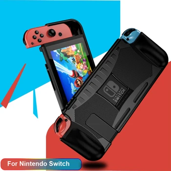 

Shockproof Armor Silicone Protective Cover Case for Nintendo Switch Soft Console Controller Accessories Shell For NS Switch Grip