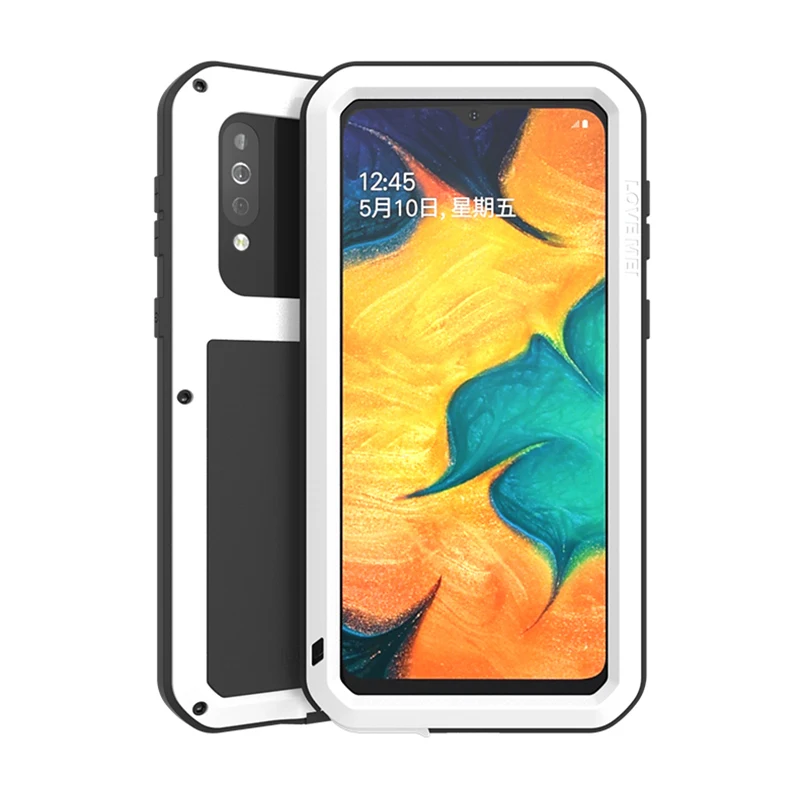 Для samsung Galaxy A40s металлический бронированный противоударный чехол для samsung Galaxy A40s(6,4 дюйма) Прочный чехол для всего тела анти-падение Чехол