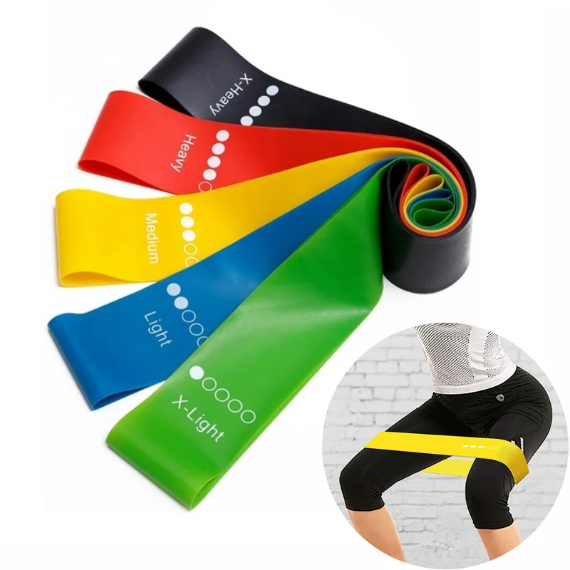 

Resistance Bands Yoga Fitness Training Strap Sport Workout Rubber Loop 5 Colors Resistance Loop Stretching Fitness Equipment