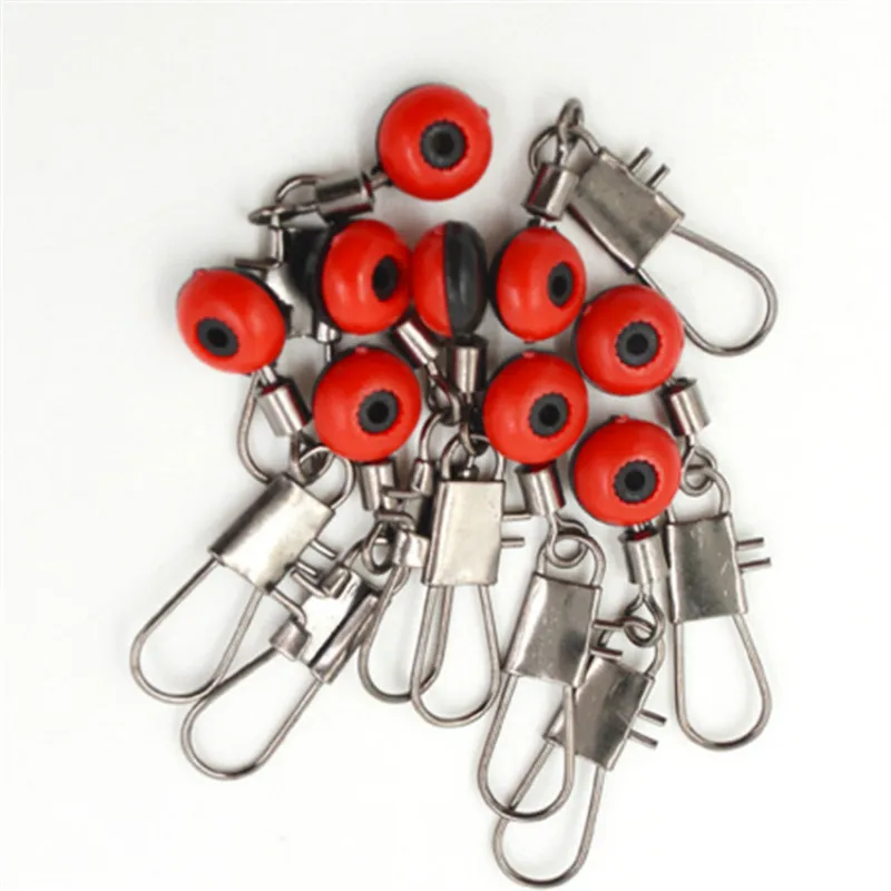 10pcs/lot Fishing Float Bobber Stops Space Beans Connectors Sea Saltwater Fishing Tools Equipment Plastic Metal Accessories