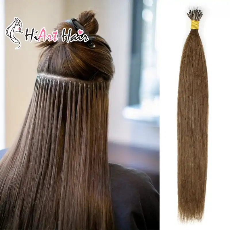 Hiart 0 8g S Nano Rings Hair Extension In Human Remy Hair Micro