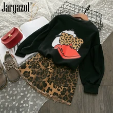 Детская одежда коллекция года, весенний комплект для девочек, топы с длинными рукавами+ юбки, детский спортивный костюм из 2 предметов комплекты одежды для маленьких девочек одежда для малышей возрастом 2 года