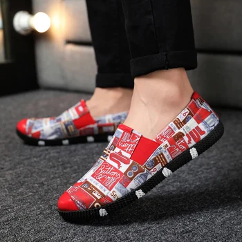 

New Brand Men Summer Casual Shoes Canvas Footwear Fashion Breathable Walking Shoes Leisure Comfortable Men's Vulcanize Shoes