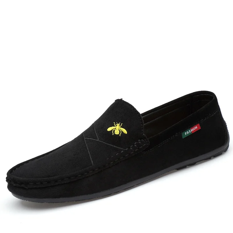 

Gw2019 Summer New Style Korean-style Versatile Moccosins Men's Foot Covering Driving Lazy Casual Leather Shoes Soft Bottom Men's