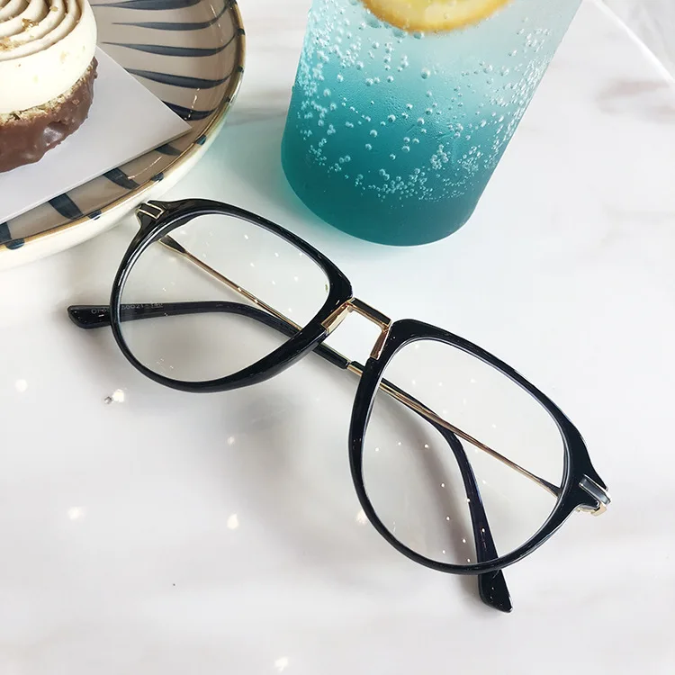 Новейшая квадратная оправа винтажные Eeyglasses женские негабаритные Большие размеры оптические оправы металлические очки оправа с прозрачными линзами Eyeware NX