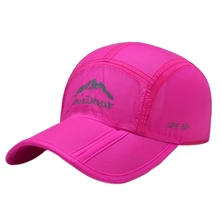 Уличная Регулируемая быстросохнущая бейсбольная шапка Спортивная Кепка Спортивная повседневная спортивная Складная