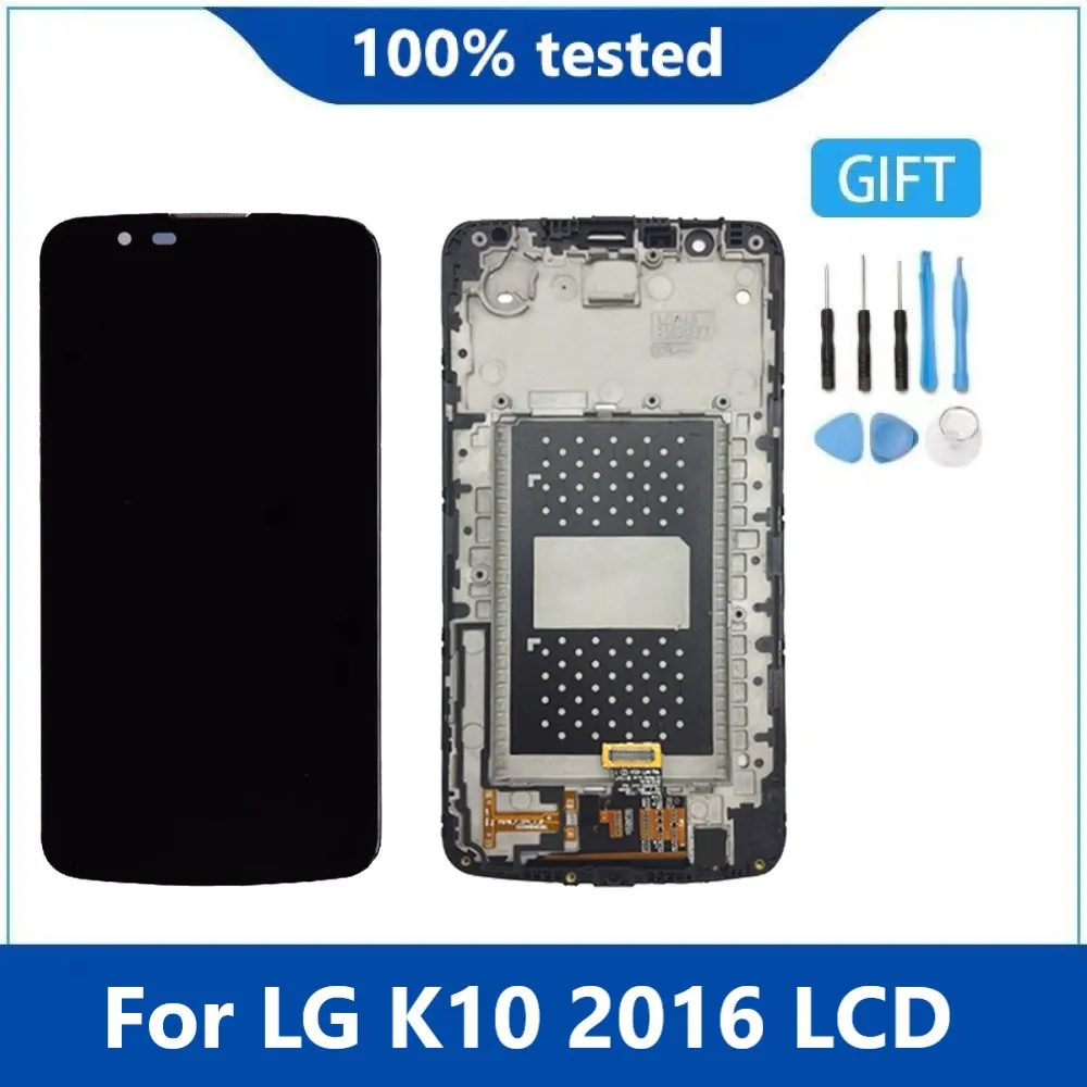 5.3&quot Original LCD For LG K10 2016 K430 K420 K410 K425 LGMS428 K428 F670L F670S Display Touch Screen Frame | Мобильные телефоны