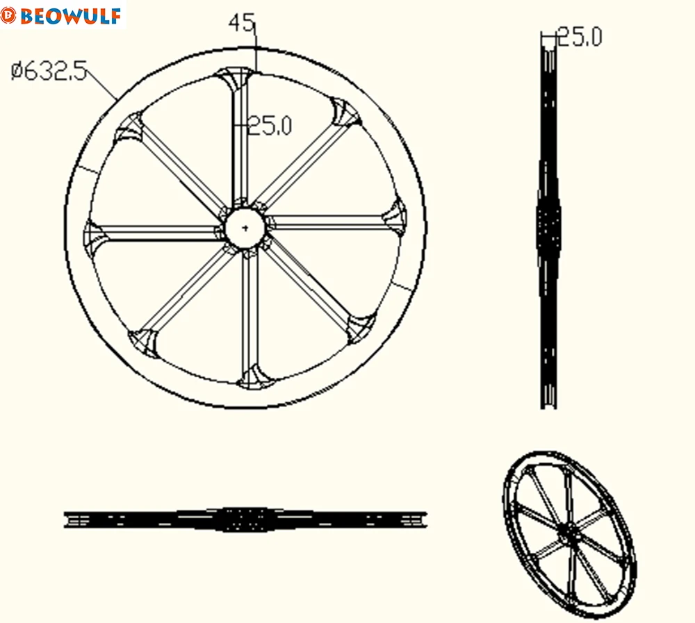 Beowulf супер светильник для шоссейного велосипеда карбоновые колеса 700C 25 мм шириной 45 мм глубиной 8 спиц трубчатый v/6 болтов разбивание диска Центральный замок