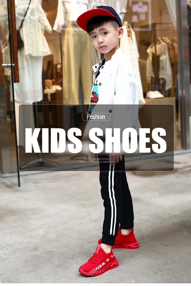 Shoes Kids Boys Girls Casual Mesh Sneakers Breathable Soft Soled Running Sports Shoes toddler boy shoes boys sneakers (18)