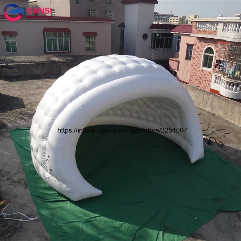 Гигантский надувной купол igloo дом воздушный купол палатки для наружных мероприятий белый надувной купол igloo палатки для Прокат