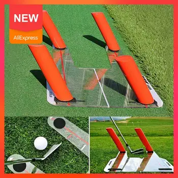

PC Golf Alignment Trainer Aid Swing Training Speed Practice Base Trap Tool Y5P4