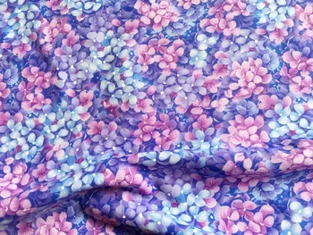 

Cotton fabric flower Hydrangea macrophylla Cotton Fabric for Home Textile Boy Bedding Quilting Tissue Tecido 50x108cm