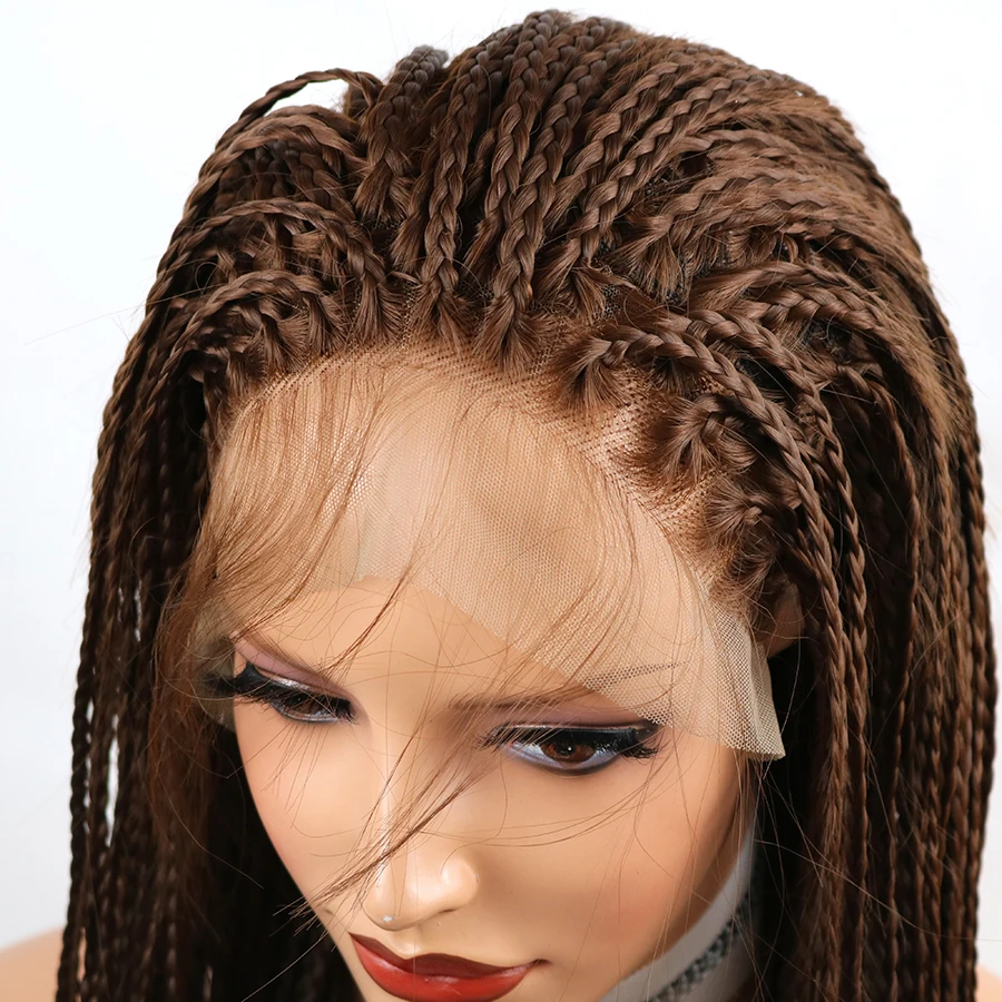 Парики из искусственных волос без шапочки-основы прямые коричневый парик из натуральных волос
