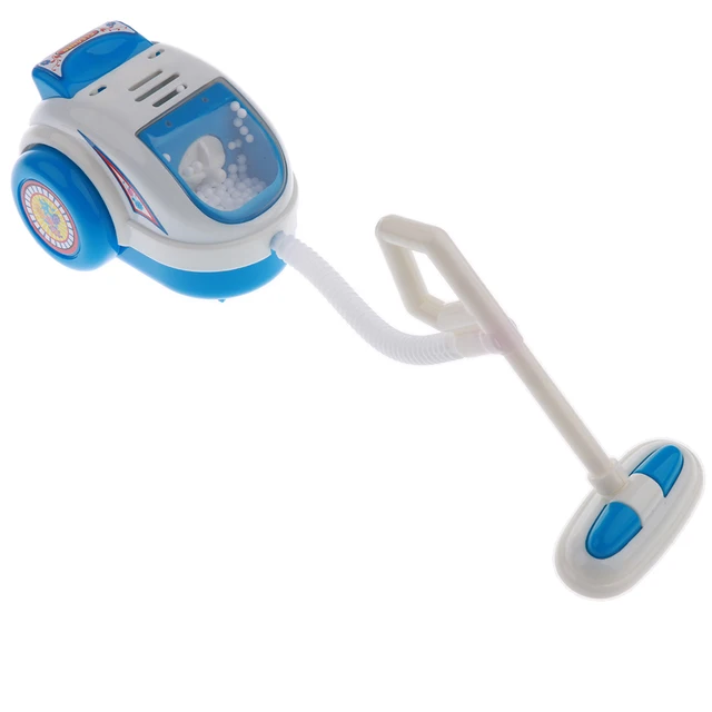 Mini Blue Vacuum Cleaner Pretend Play Home Appliance Toy For Boys & Girls 4