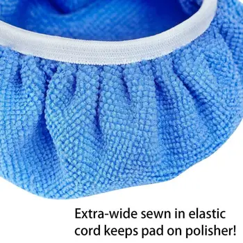 

Waxing Buffing Pads Bonnet Cover Protector Soft 10pcs Set 5-6Inch Microfiber