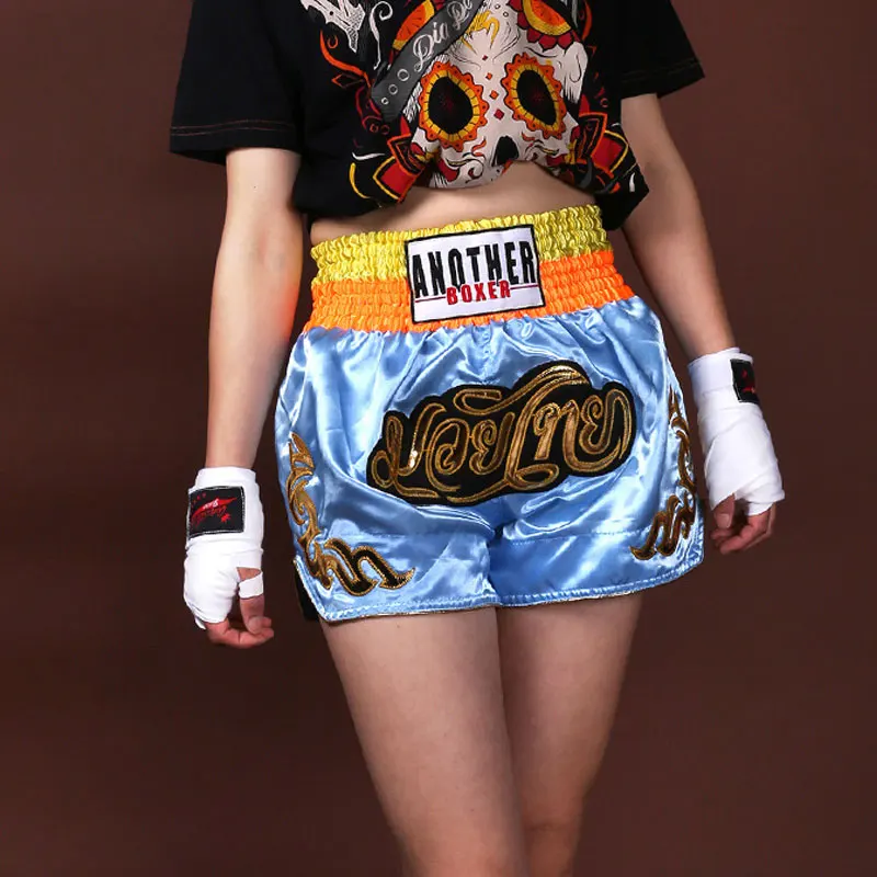 Pantalones cortos de Boxeo para hombre y mujer, pantalón corto MMA, Kickboxing Grappling, Muay Thai Boxeo, Sanda, ropa barata - AliExpress Deportes y entretenimiento