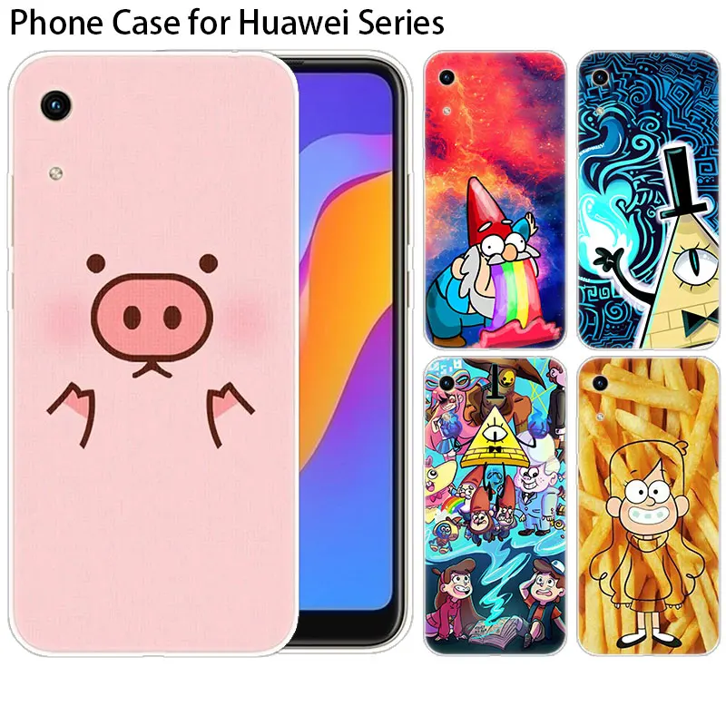 

Silicone Case Anime Gravity Falls pig for Huawei NOVA 5 5i Mate 30 Lite Y9 Prime 2019 P Smart Z Plus 2019 Honor 8S 8A 9X 20 Pro