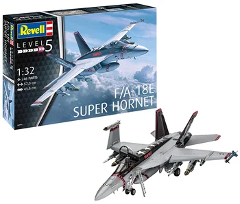 

Revell 04994 F/A-18E Super Hornet-plastic assembly Kit 1/32 scale faithfully reproduced
