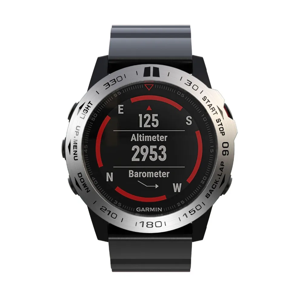 Для Garmin ДЛЯ Fenix 5X Fenix 3 3HR Часы Ободок кольцо клейкая крышка чехол из нержавеющей стали умные часы аксессуары защитная рамка