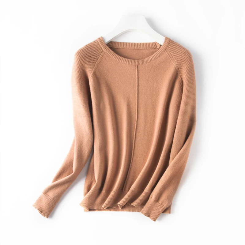 

Autumn Knitted Sweater For Women Korean Pullovers Round Neck Casual Tops Long Sleeve Jersey Sweater Winter 2019 Ladies Clothing