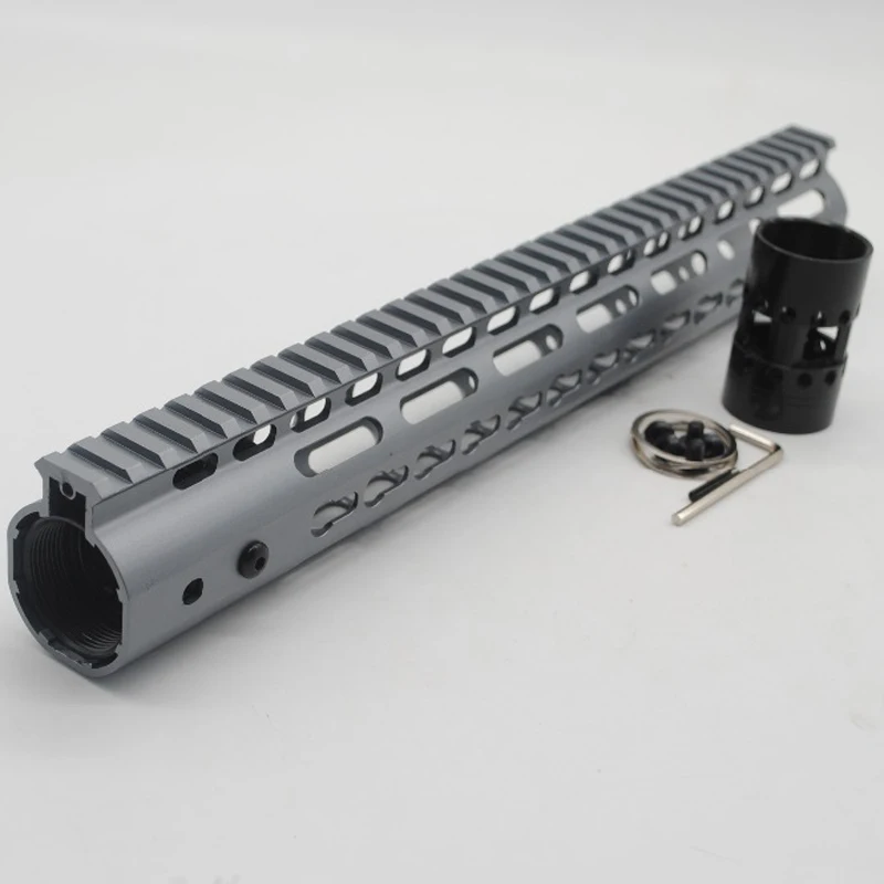 Черный/красный/загар/серый цвет 13 5 ''Keymod Handguard Rail Free Float Mount System Ultralight Style Fit .223/5.56