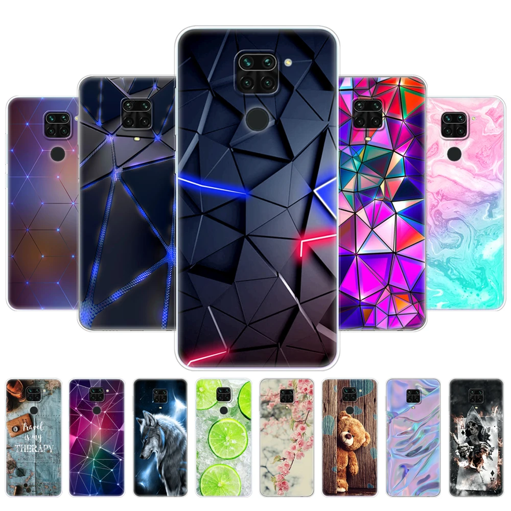 For Xiaomi Redmi Note 9 Case 9s Soft Tpu Phone Back On Redmi Note 9 Pro Silicon Cover Redmi Note 9s Note 9 Bumper Shell Funda