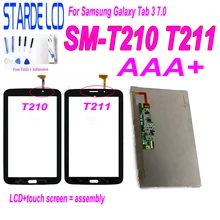 STARDE lcd для samsung Galaxy Tab 3 7,0 T210 3g SM-T210 T211 SM-T211 Wifi версия lcd дисплей кодирующий преобразователь сенсорного экрана в сборе