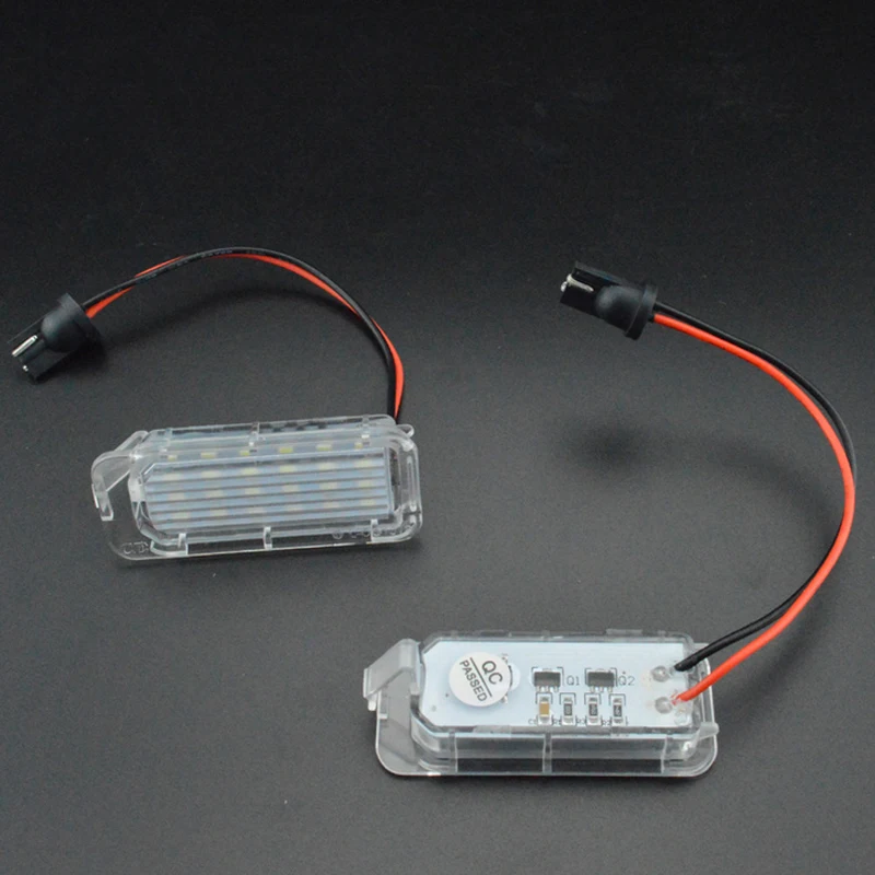 Для Ford Fiseta MK7 2009- 2 шт. 12V 18SMD светодиодный 6500K белый Подсветка регистрационного номера сигнальная лампа