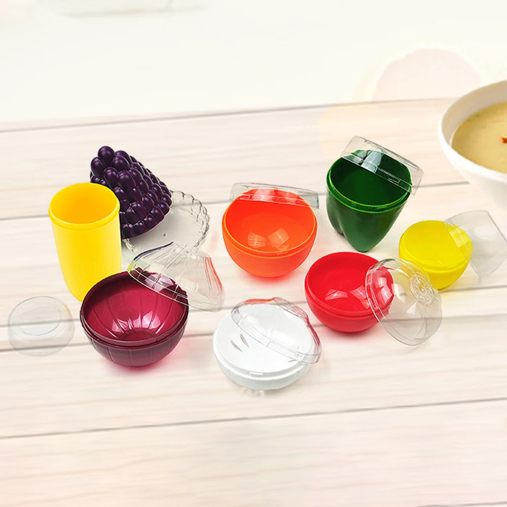 Контейнеры для овощей из пластика лука чеснока перца томата лимона свежая