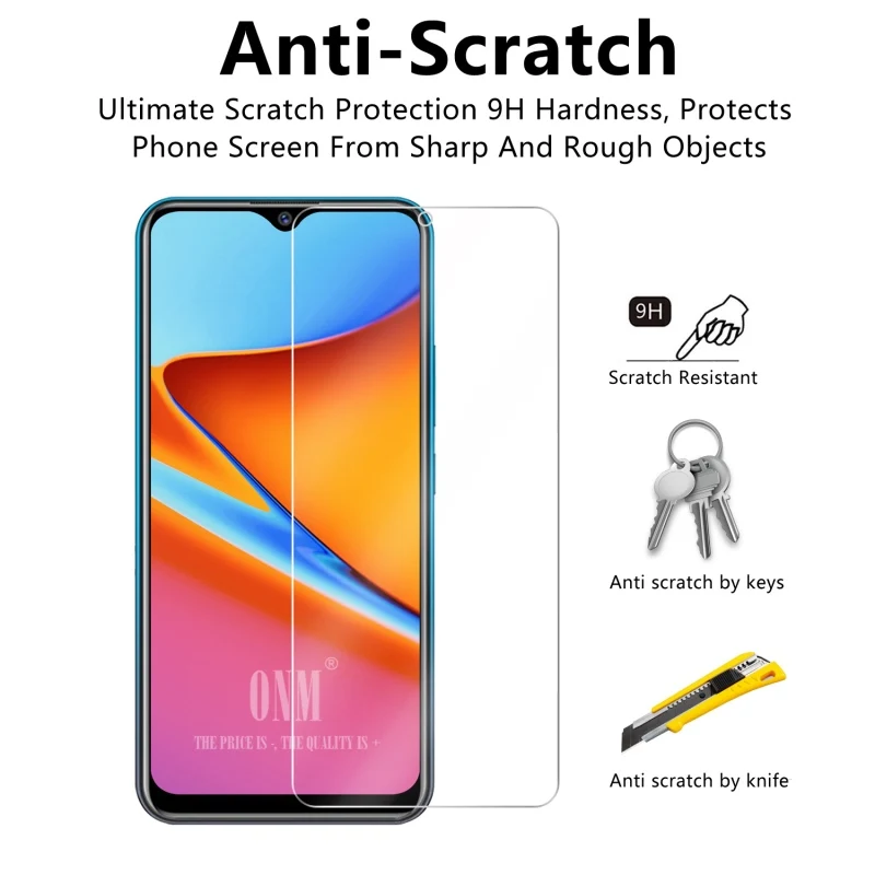 2 шт закаленное стекло для VIVO Y17 2019 Защитное экрана 2.5D 9H Премиум Закаленное