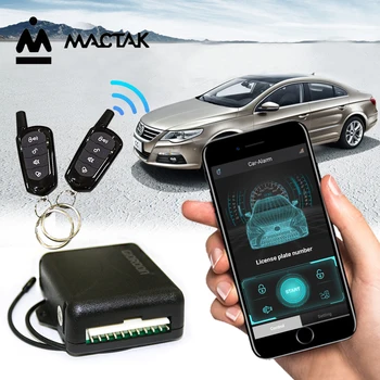 

MACTAK Universal Car Alarm Systems Auto Remote Central Kit Door Lock Keyless APP Entry System Central Locking With Remote Contr