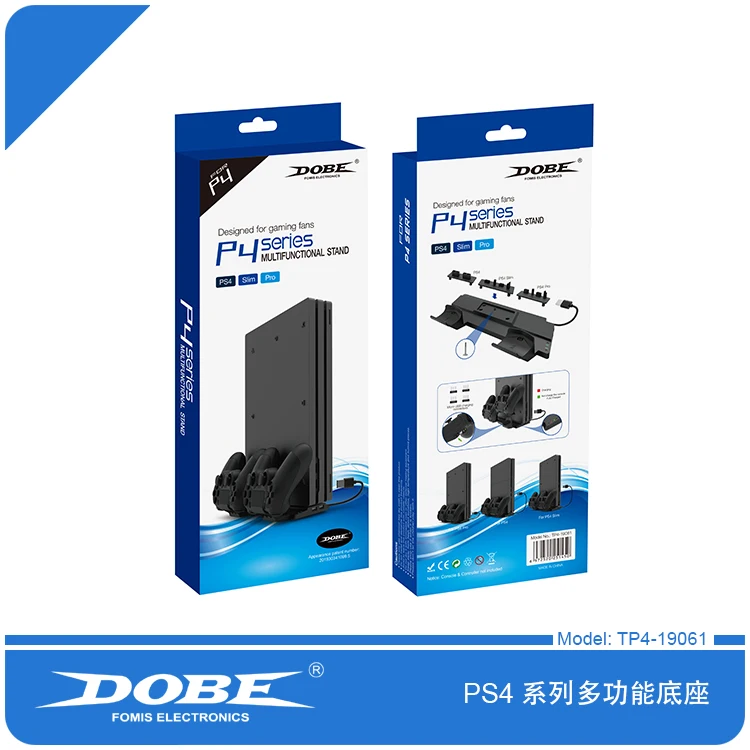 Dobe TP4-19061 многофункциональная Подставка для зарядки для PS4/PS4 Slim/PS4 PRO