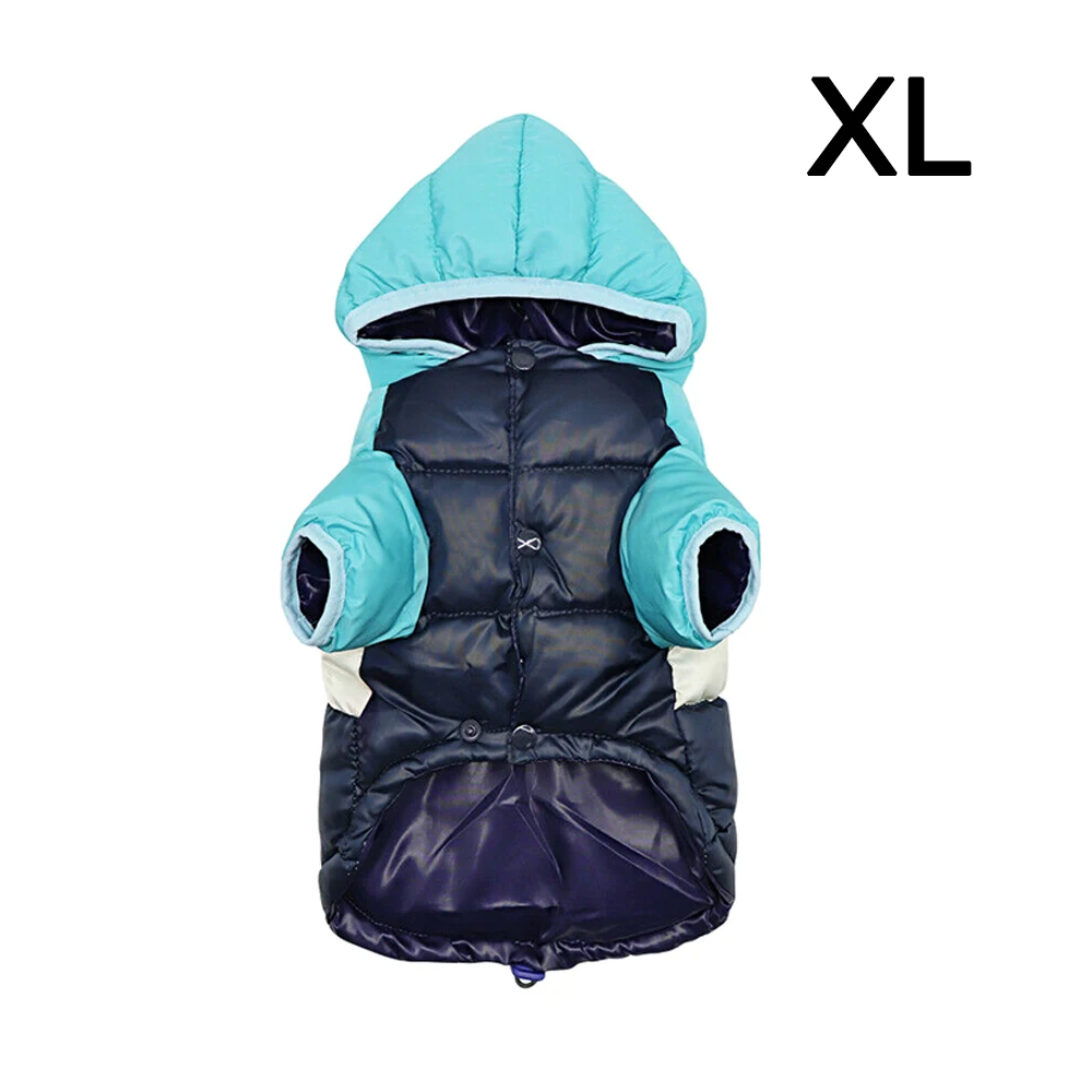 16 Warm Coats For Dogs Autumn And Winter Waterproof Windproof& Snowproof Dog Coats Clothes For Pets Jacket Hoodie Cotton clothing - Цвет: 16