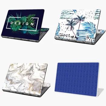 

Blue Rococo Pattern Laptop Skin Stickers Laptop Notebook Sticker Cover Fits 13.3" 14" 15.6" 16" Hp Dell Lenovo Asus Acer