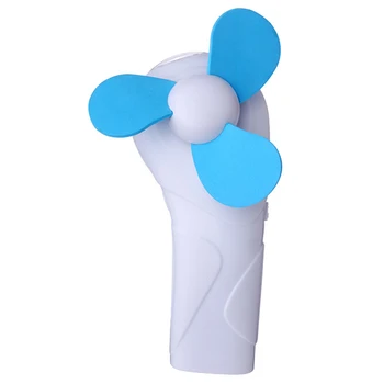 

Summer Portable Cute Mini Fan Sponge Blade Battery Electric Flashlight Handheld Flashlight Fan