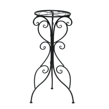 

European Green Flower Shelf Wrought Iron Single Floor Ground Living Room Floor Balcony Indoor And Outdoor Hanging Orchid Plant F