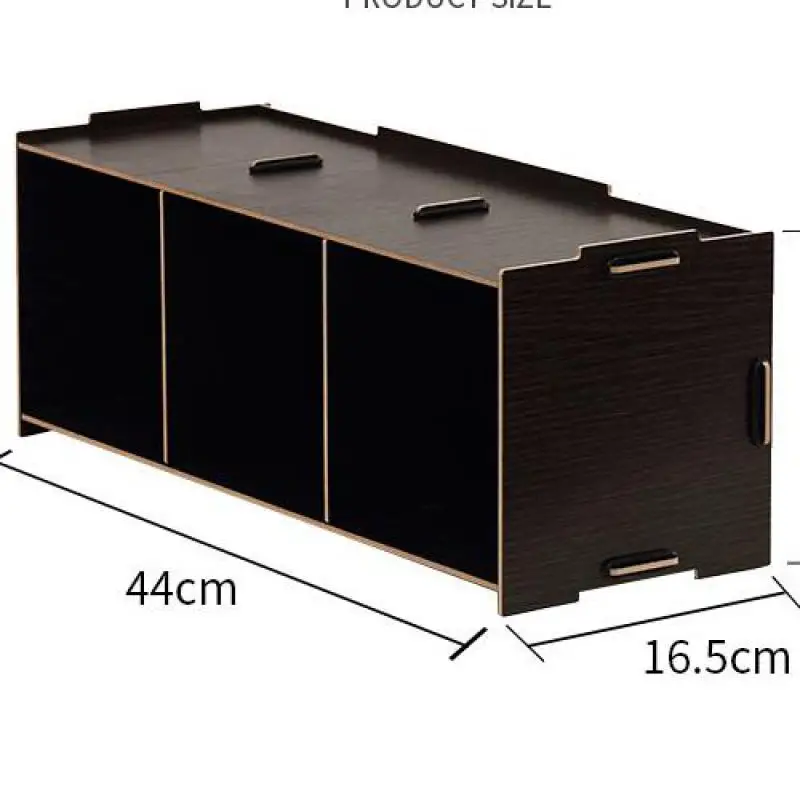 Wooden Large Capacity Stackable Cd Rack Creative Style Dvd Disc