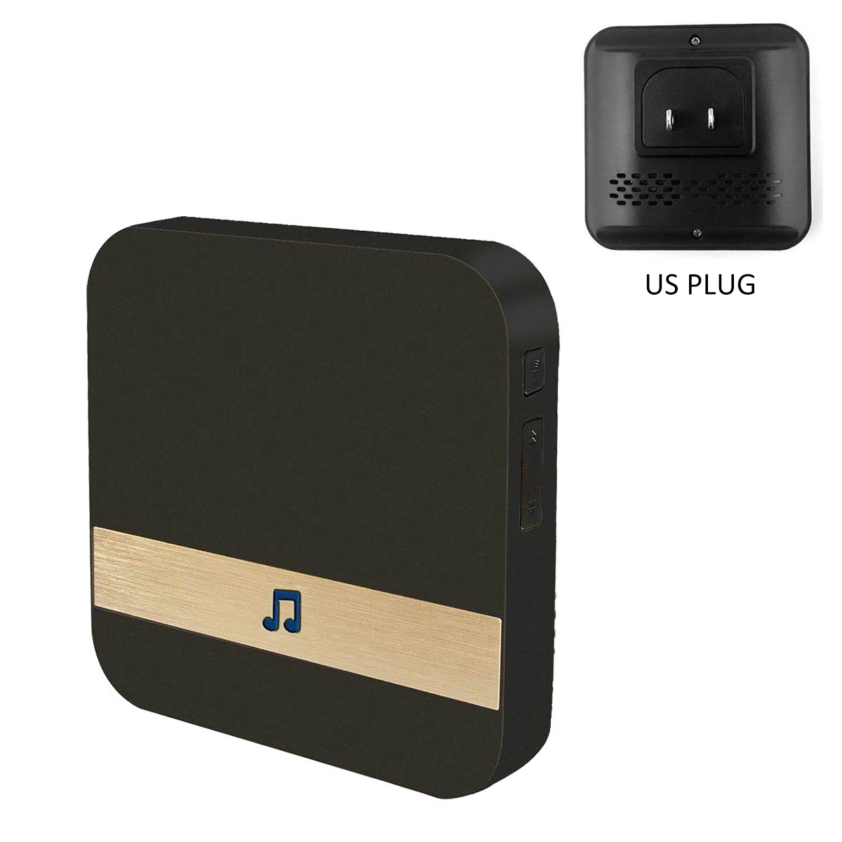 HD 720P умный wifi дверной звонок беспроводной домофон дверной звонок с камерой Обнаружение движения ночное видение видео Водонепроницаемый дверной звонок M12 - Цвет: Doorbell Receiver US