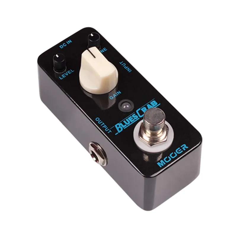 MOOER BLUES CRAB Blues педаль для гитарного эффекта овердрайв True Bypass электрогитара педали полностью металлический корпус аксессуары для гитары