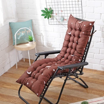 

Long cushion Lounger chair Cushions Thicken Foldable Swing Chair Cushion long Chair Seat Couch Pads Garden Lounger Mat