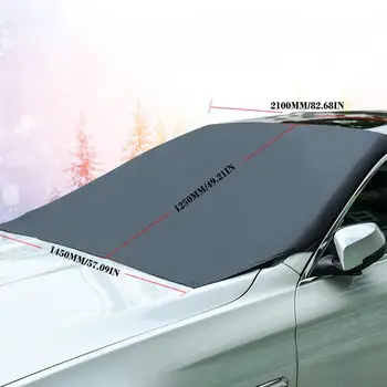 

Sunshade insulat Snow Blocking Frost Blocking Car Front Windshield Cover Car Clothing Car Cover Polyester Fabric Cover