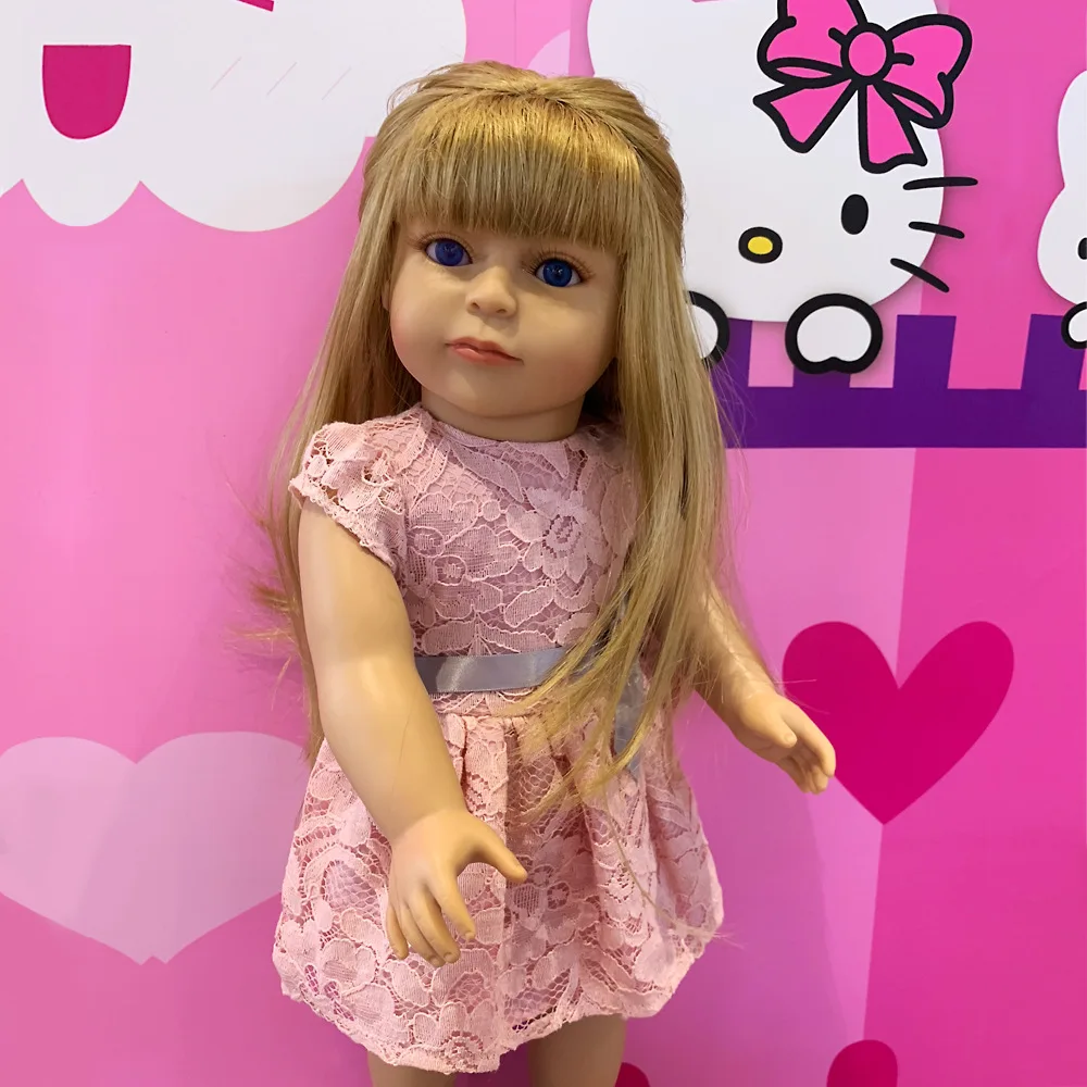 NPKDOLL 45 см полностью виниловые реборн Детские американские куклы реалистичные силиконовые куклы для девочек игрушки для детей Рождественский подарок