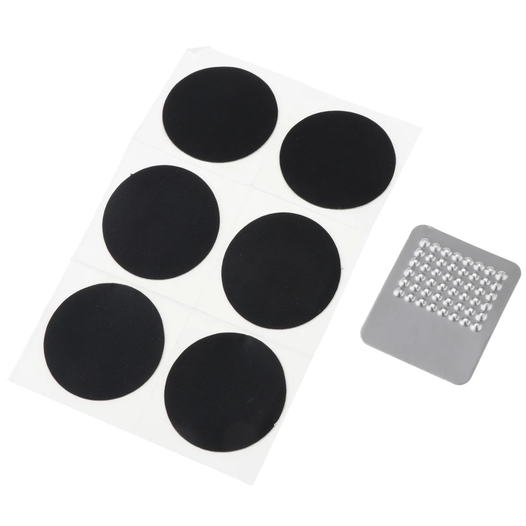 6Pcs Bicycle Rubber Patch Bike Tire Tyre Puncture Repair Patch Self-Adhesive