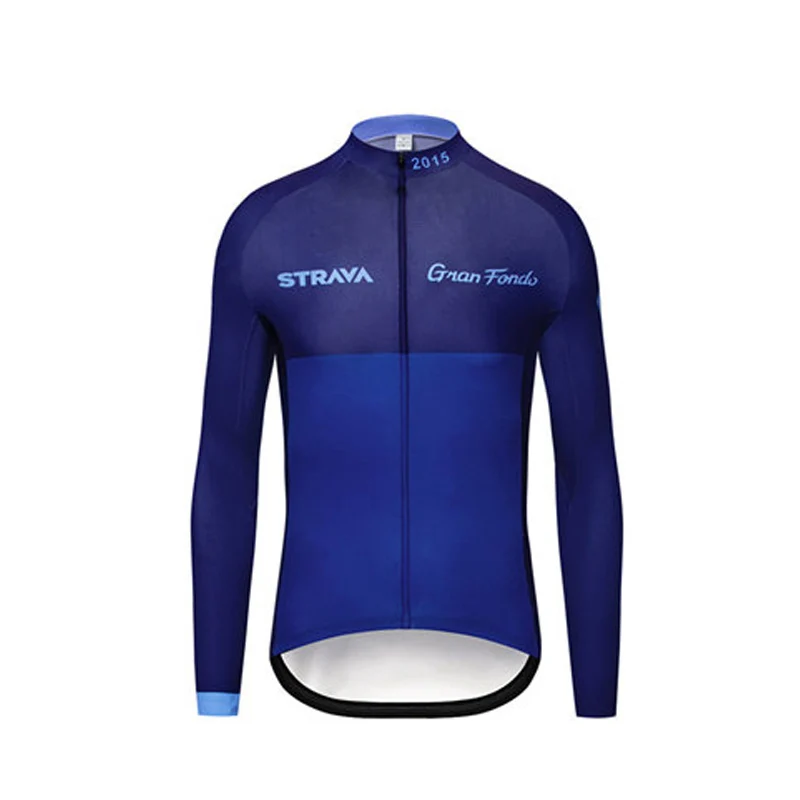 Триатлон Pro team STRAVA термо флис с длинным рукавом Велоспорт Джерси Зима термо Джерси Ropa Ciclismo Одежда для велосипеда Новинка
