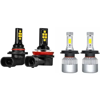 

2. Your H8 / H11 3030 12smd cold white LED lamp 2x S2 H4 5600lm cob bulb LED front lamp fog lamp 6500k