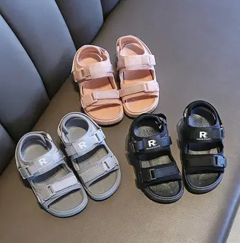 

New Trend Kids Boys Casual Sandals Soft Sole Beach Shoes Kids Flats Children Sandals Outdoor Summer Big Boys Beach Sandals