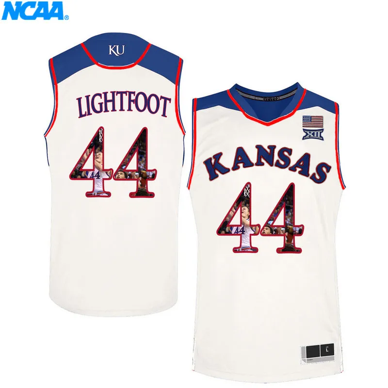 Новое поступление высокое качество Kansas Jayhawks Mason III#0 Young#21 футболка колледжа Джерси S-XXXL